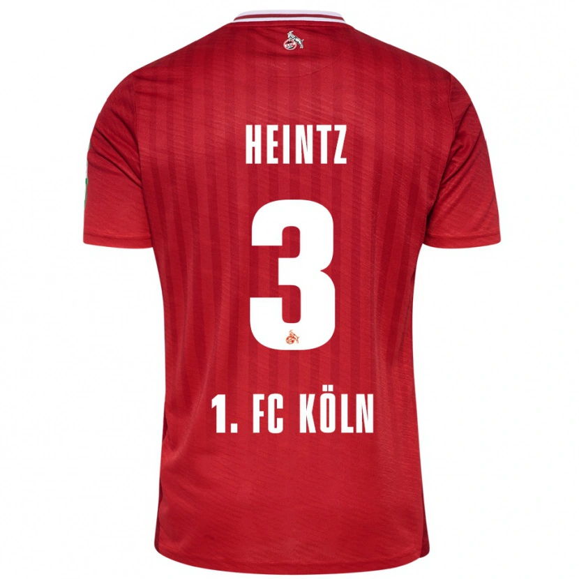 Danxen Kinder Dominique Heintz #3 Rot Weiß Auswärtstrikot Trikot 2025/26 T-Shirt Schweiz