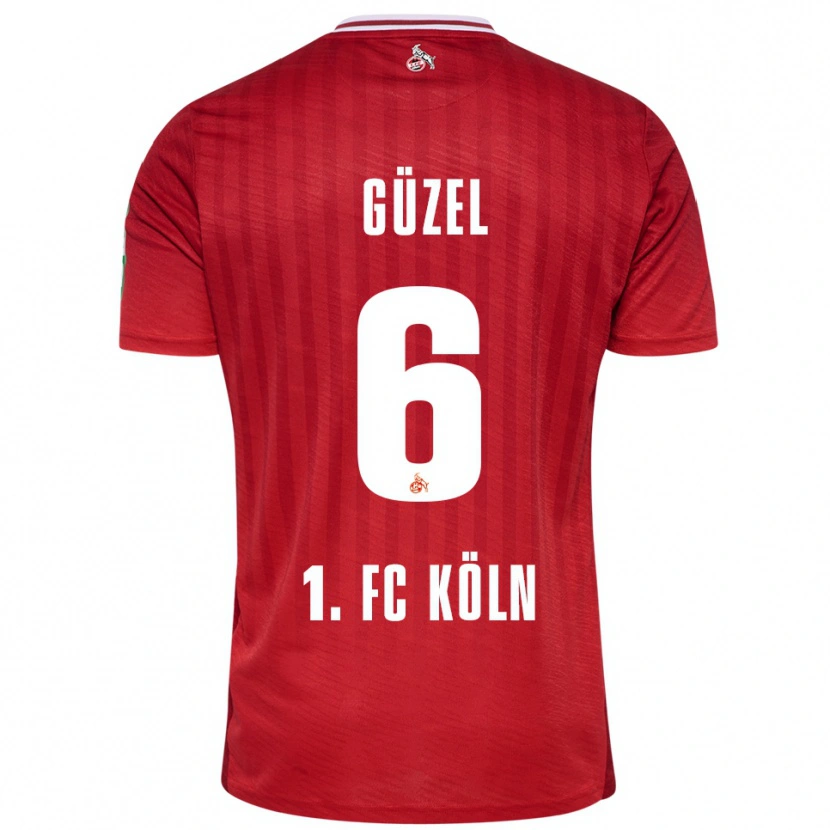 Danxen Kinder Arian Güzel #6 Rot Weiß Auswärtstrikot Trikot 2025/26 T-Shirt Schweiz