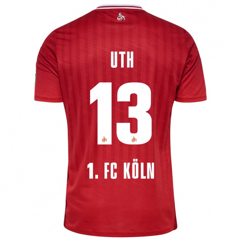 Danxen Kinder Mark Uth #13 Rot Weiß Auswärtstrikot Trikot 2025/26 T-Shirt Schweiz