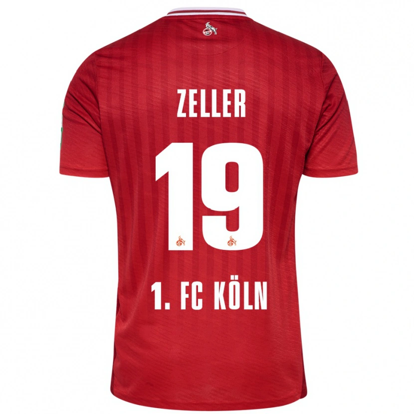 Danxen Kinder Dóra Zeller #19 Rot Weiß Auswärtstrikot Trikot 2025/26 T-Shirt Schweiz