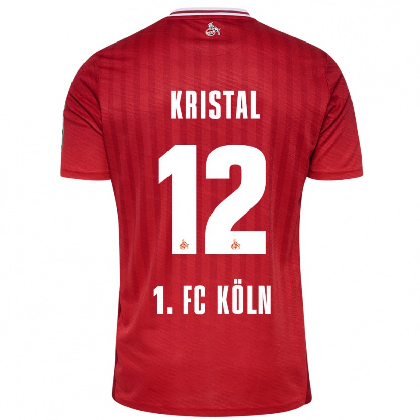 Danxen Kinder Patrik Kristal #12 Rot Weiß Auswärtstrikot Trikot 2025/26 T-Shirt Schweiz