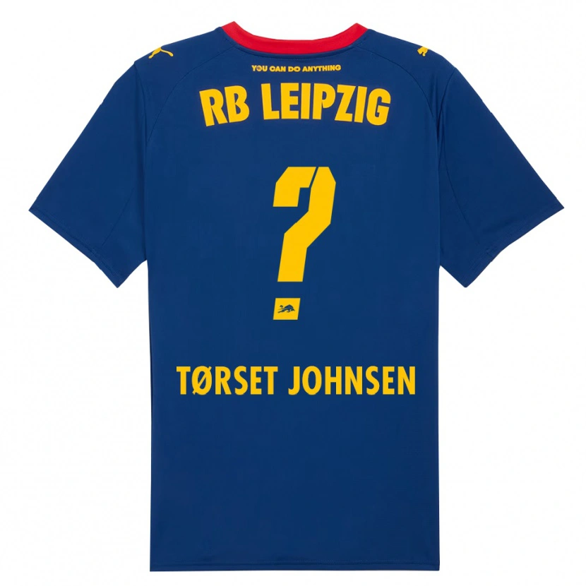 Danxen Kinder Patrik Tørset Johnsen #0 Marineblau Rot Auswärtstrikot Trikot 2025/26 T-Shirt Schweiz