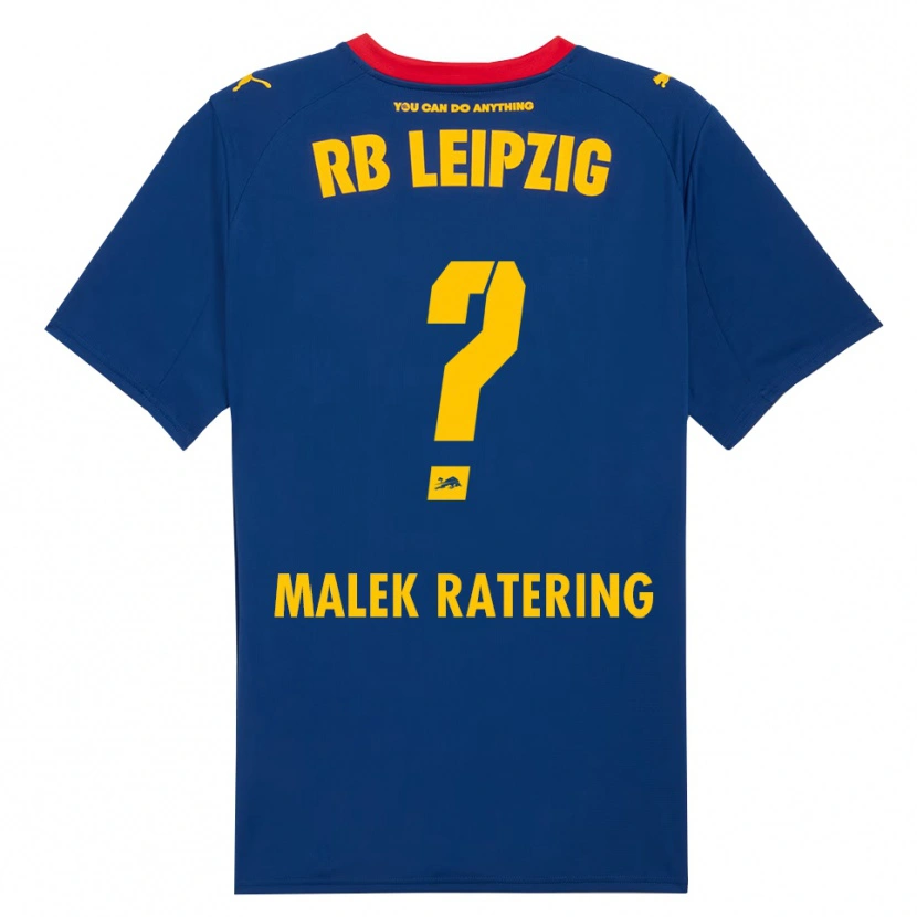 Danxen Kinder Jakob Malek Ratering #0 Marineblau Rot Auswärtstrikot Trikot 2025/26 T-Shirt Schweiz