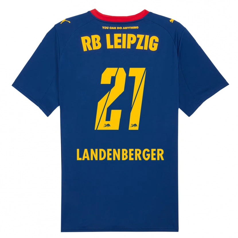 Danxen Kinder Julia Landenberger #21 Marineblau Rot Auswärtstrikot Trikot 2025/26 T-Shirt Schweiz