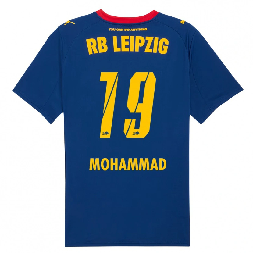 Danxen Kinder Sammy Mohammad #19 Marineblau Rot Auswärtstrikot Trikot 2025/26 T-Shirt Schweiz