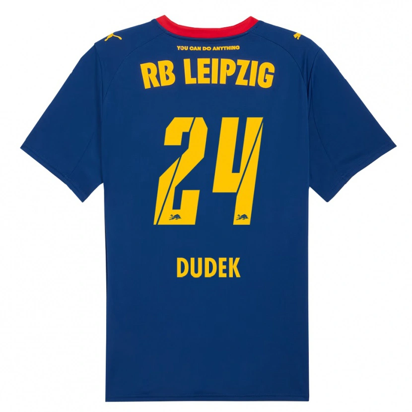 Danxen Kinder Nikoline Dudek #24 Marineblau Rot Auswärtstrikot Trikot 2025/26 T-Shirt Schweiz