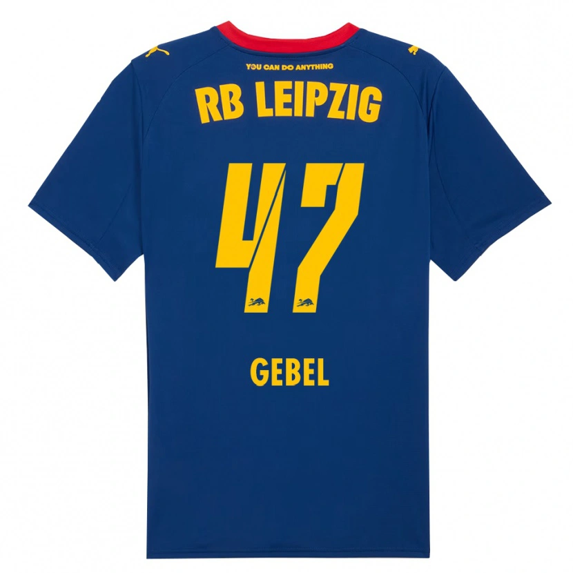 Danxen Kinder Viggo Gebel #47 Marineblau Rot Auswärtstrikot Trikot 2025/26 T-Shirt Schweiz