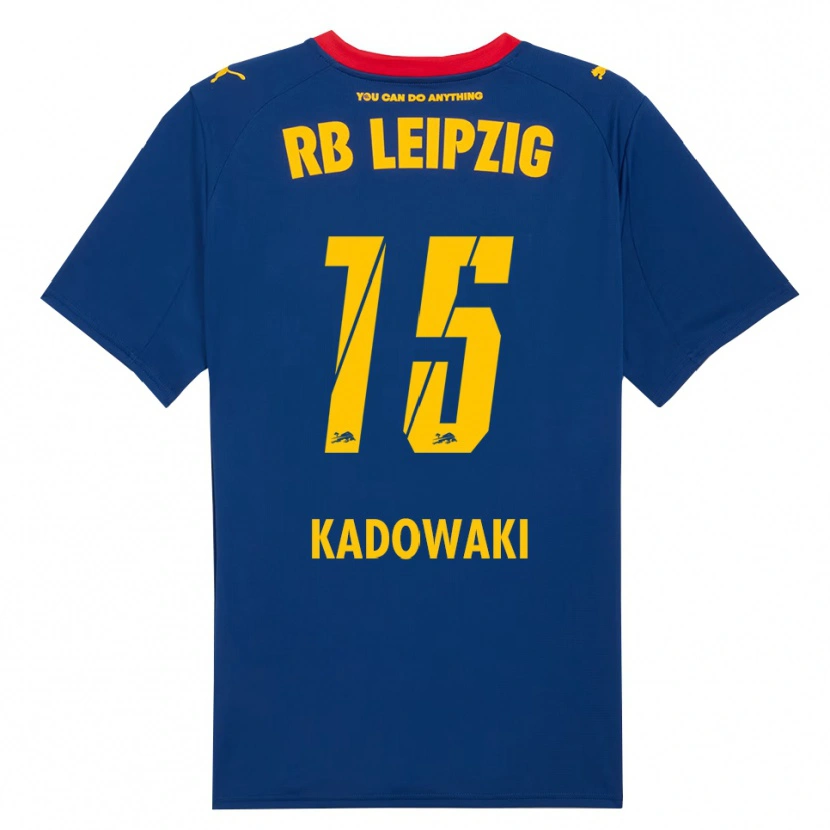 Danxen Kinder Mai Kadowaki #15 Marineblau Rot Auswärtstrikot Trikot 2025/26 T-Shirt Schweiz