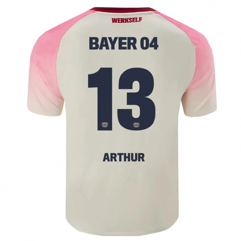 Danxen Kinder Arthur #13 Pink Cremeweiß Auswärtstrikot Trikot 2025/26 T-Shirt Schweiz