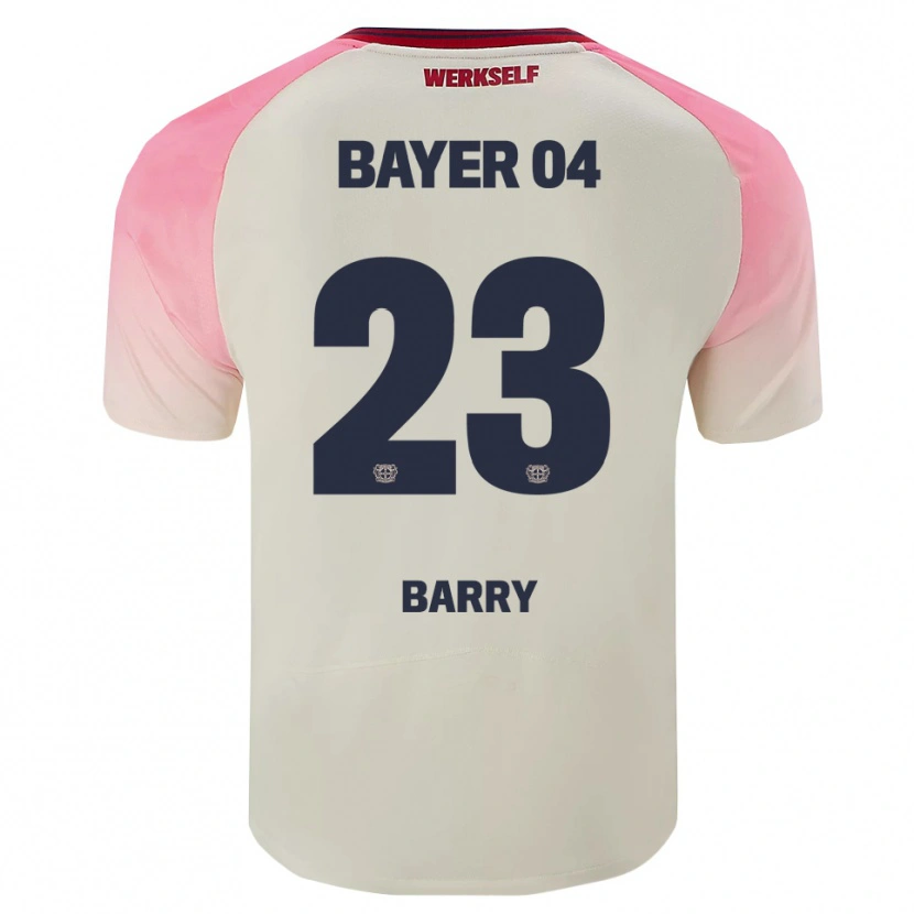 Danxen Kinder Alpha Barry #23 Pink Cremeweiß Auswärtstrikot Trikot 2025/26 T-Shirt Schweiz