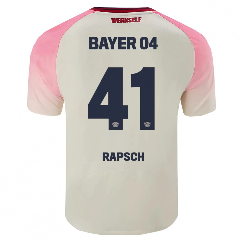 Danxen Kinder Simeon Rapsch #41 Pink Cremeweiß Auswärtstrikot Trikot 2025/26 T-Shirt Schweiz