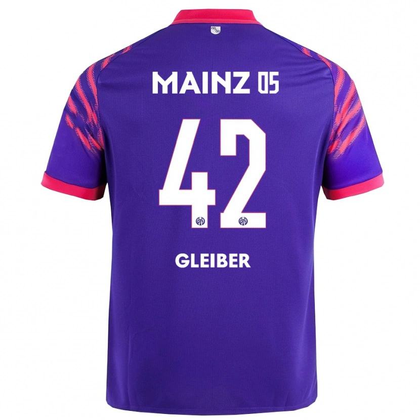 Danxen Kinder Daniel Gleiber #42 Marineblau Pink Auswärtstrikot Trikot 2025/26 T-Shirt Schweiz
