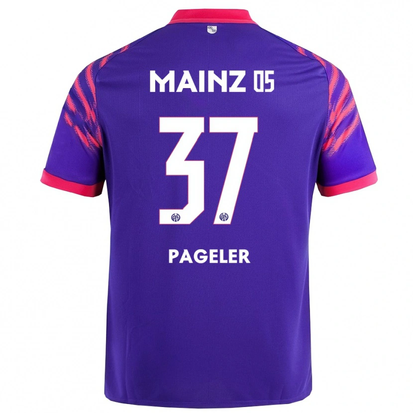 Danxen Kinder Maja Pageler #37 Marineblau Pink Auswärtstrikot Trikot 2025/26 T-Shirt Schweiz