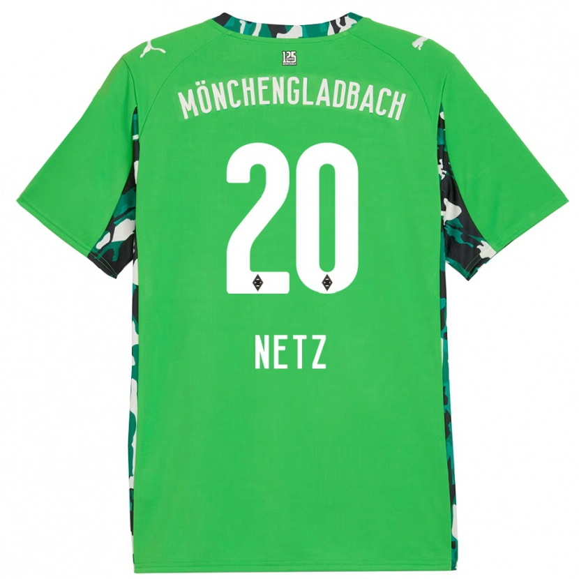 Danxen Kinder Luca Netz #20 Grün Schwarz Auswärtstrikot Trikot 2025/26 T-Shirt Schweiz
