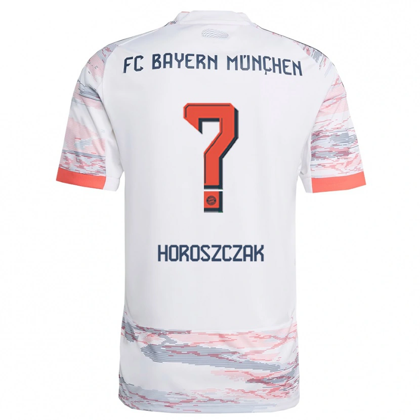 Danxen Kinder Kuba Horoszczak #0 Weiß Grau Auswärtstrikot Trikot 2025/26 T-Shirt Schweiz