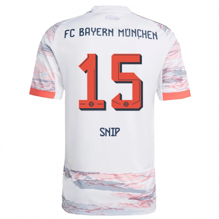 Danxen Kinder Roy Snip #15 Weiß Grau Auswärtstrikot Trikot 2025/26 T-Shirt Schweiz