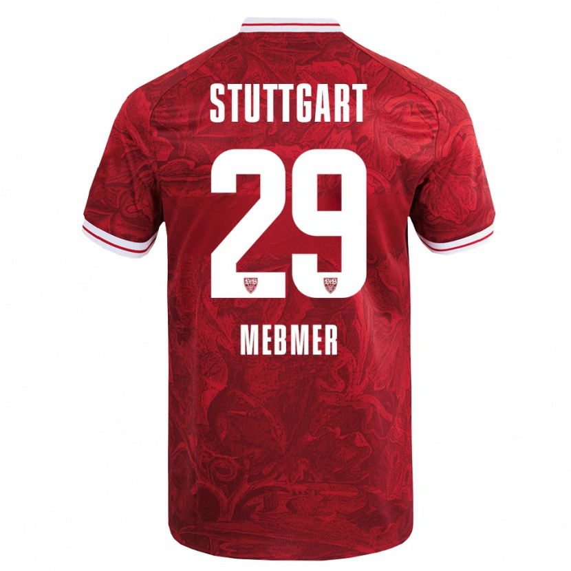 Danxen Kinder Meike Meßmer #29 Rot Schwarz Auswärtstrikot Trikot 2025/26 T-Shirt Schweiz