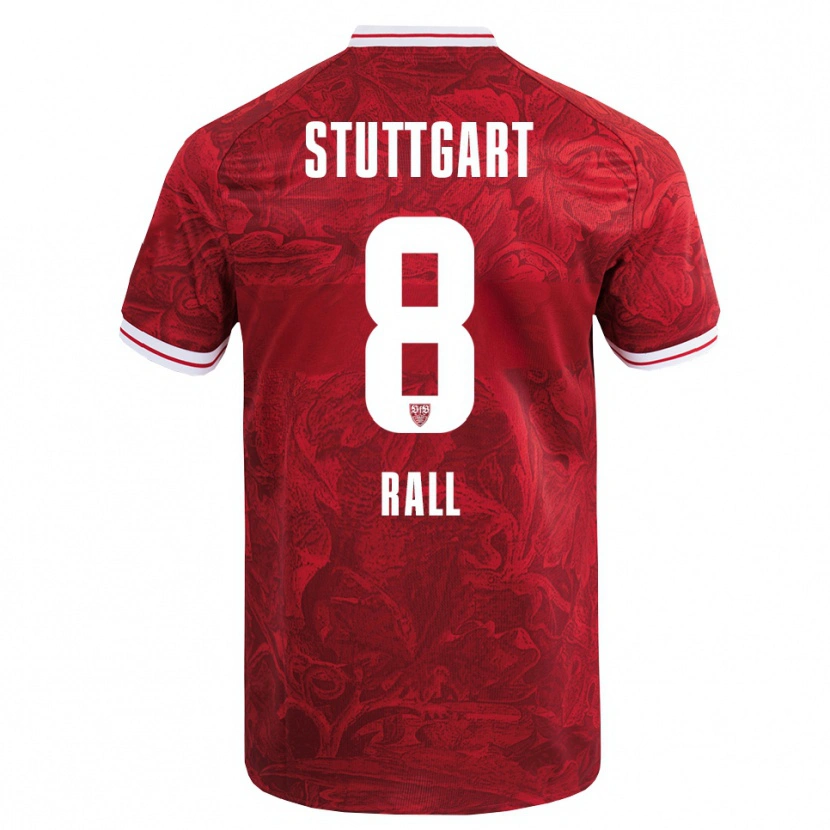 Danxen Kinder Maximiliane Rall #8 Rot Schwarz Auswärtstrikot Trikot 2025/26 T-Shirt Schweiz