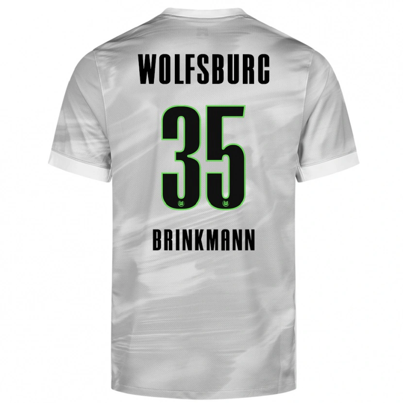 Danxen Kinder Karla Brinkmann #35 Grau Weiß Auswärtstrikot Trikot 2025/26 T-Shirt Schweiz