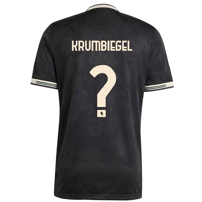 Danxen Kinder Paulina Krumbiegel #0 Schwarz Weiß Grün Ausweichtrikot Trikot 2025/26 T-Shirt Schweiz