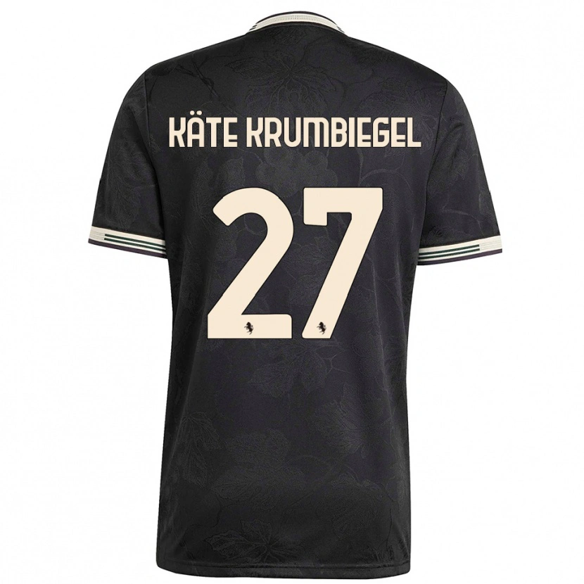 Danxen Kinder Paulina Käte Krumbiegel #27 Schwarz Weiß Grün Ausweichtrikot Trikot 2025/26 T-Shirt Schweiz