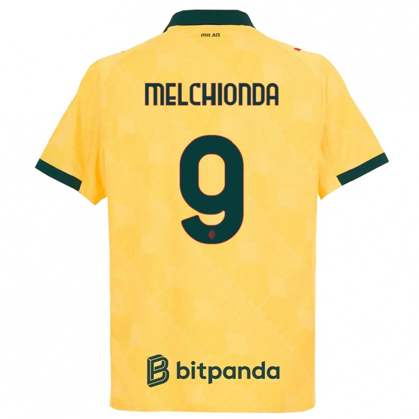 Danxen Kinder Marco Melchionda #9 Gelb Schwarz Ausweichtrikot Trikot 2025/26 T-Shirt Schweiz
