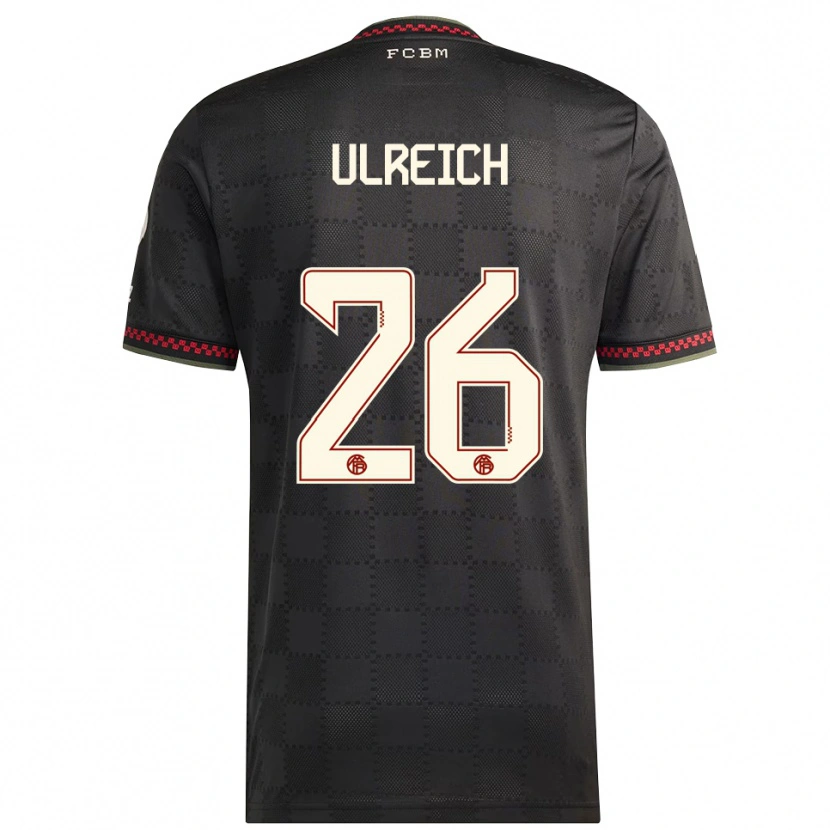 Danxen Kinder Sven Ulreich #26 Schwarz Weiß Ausweichtrikot Trikot 2025/26 T-Shirt Schweiz