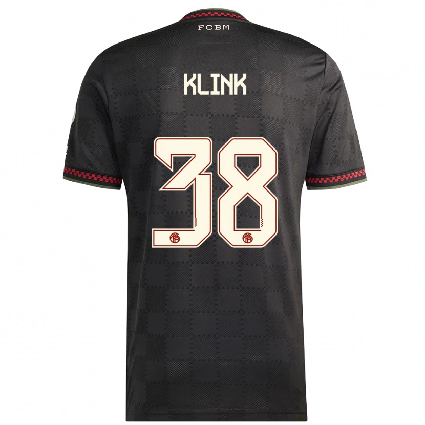 Danxen Kinder Anna Klink #38 Schwarz Weiß Ausweichtrikot Trikot 2025/26 T-Shirt Schweiz