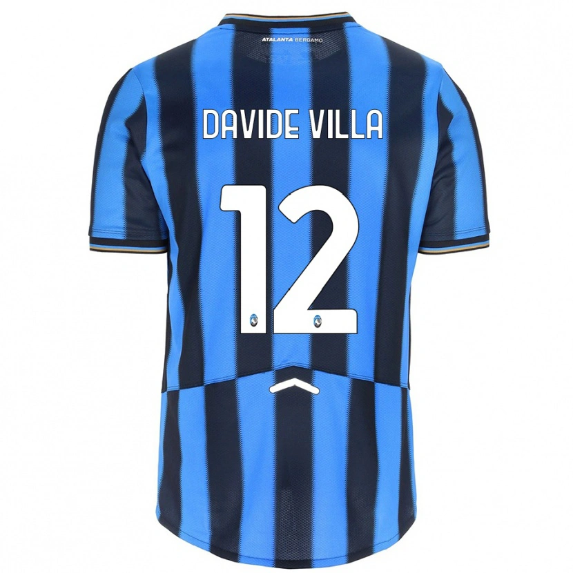 Danxen Herren Matteo Davide Villa #12 Himmelblau Schwarz Heimtrikot Trikot 2025/26 T-Shirt Schweiz