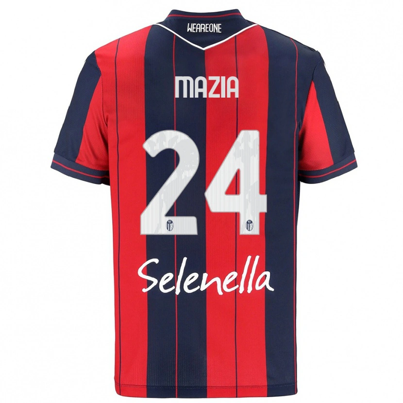 Danxen Herren Andrea Mazia #24 Rot Marineblau Heimtrikot Trikot 2025/26 T-Shirt Schweiz