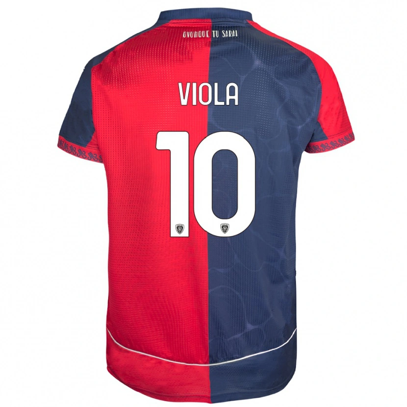 Danxen Herren Nicolas Viola #10 Rot Marineblau Heimtrikot Trikot 2025/26 T-Shirt Schweiz