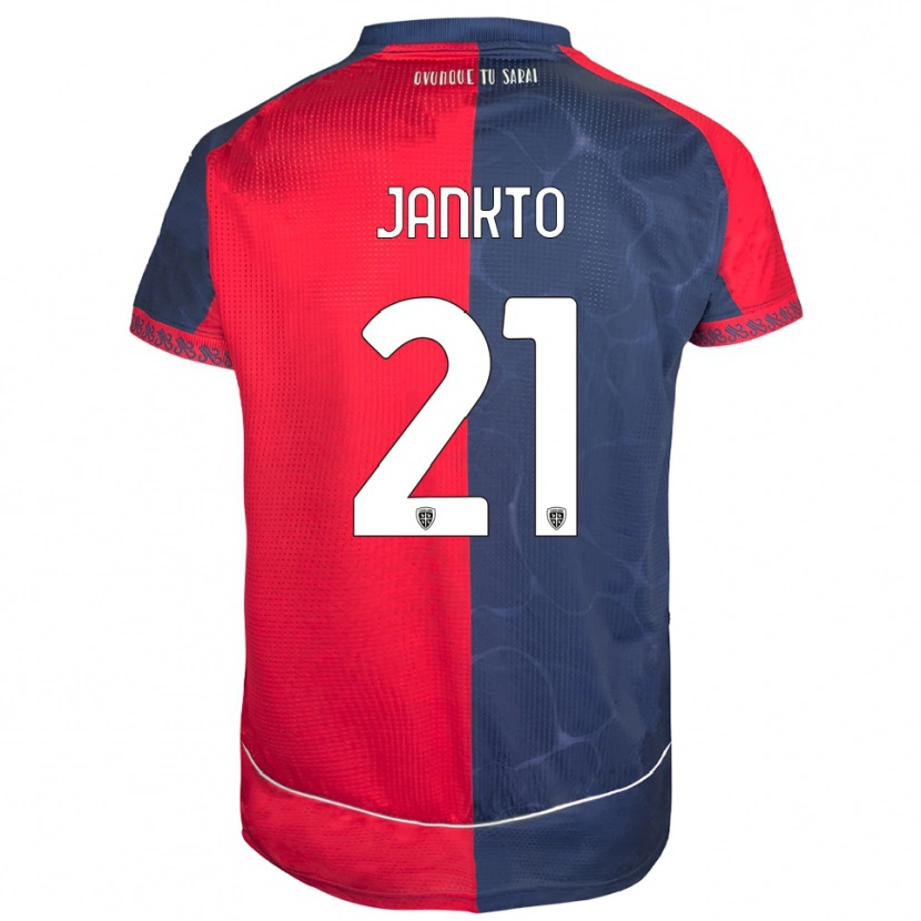 Danxen Herren Jakub Jankto #21 Rot Marineblau Heimtrikot Trikot 2025/26 T-Shirt Schweiz