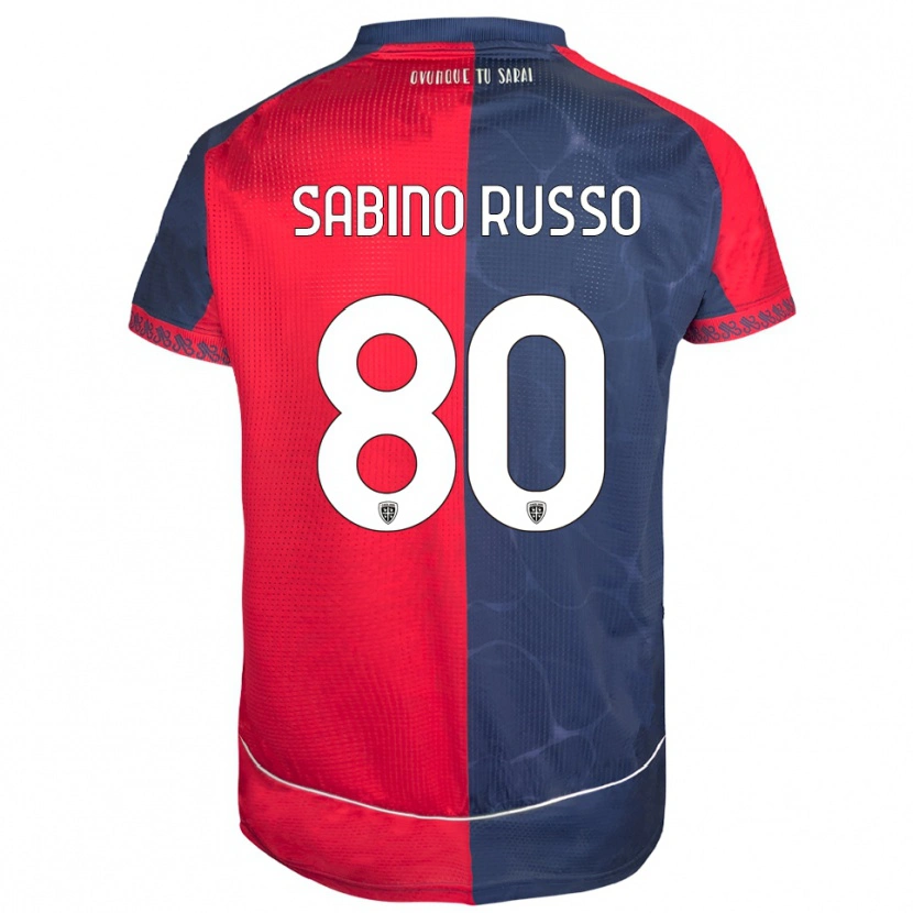 Danxen Herren Alessandro Sabino Russo #80 Rot Marineblau Heimtrikot Trikot 2025/26 T-Shirt Schweiz