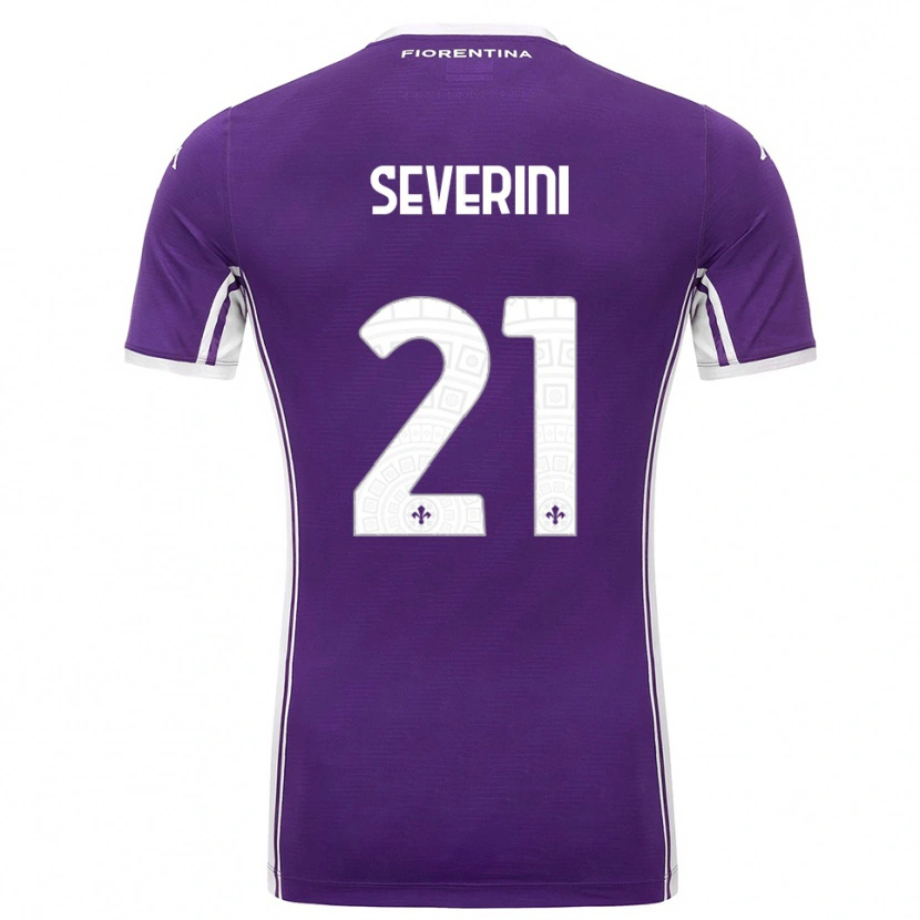 Danxen Herren Emma Severini #21 Lila Weiß Heimtrikot Trikot 2025/26 T-Shirt Schweiz