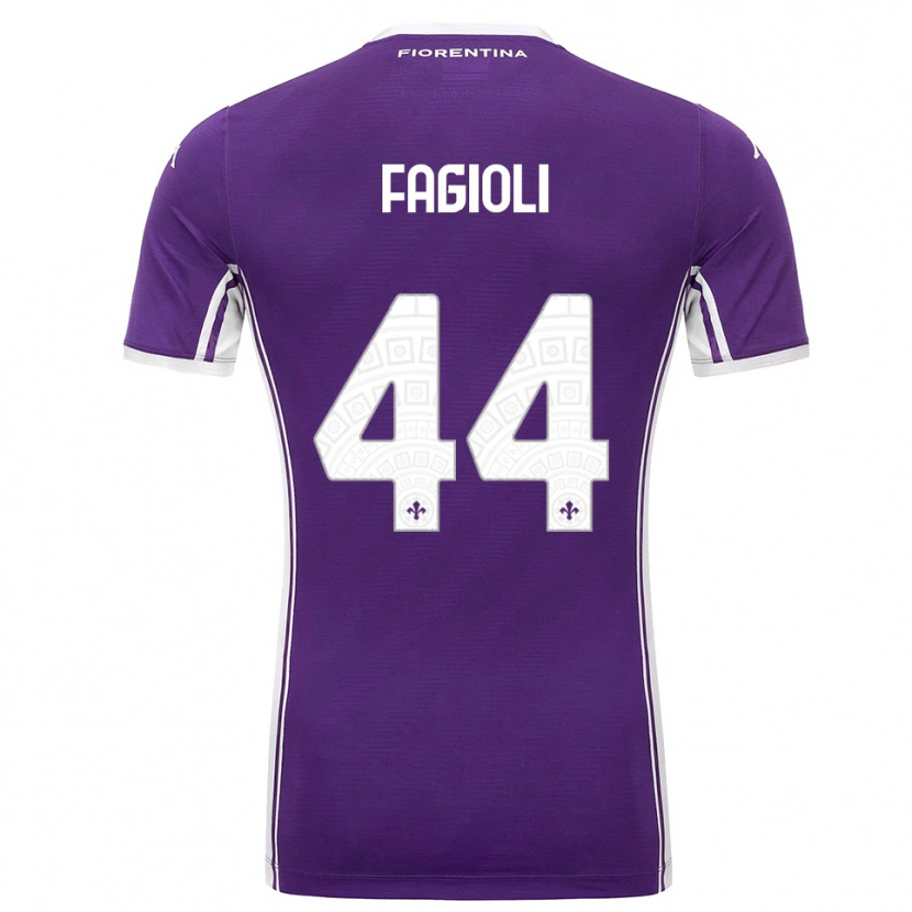 Danxen Herren Nicolò Fagioli #44 Lila Weiß Heimtrikot Trikot 2025/26 T-Shirt Schweiz