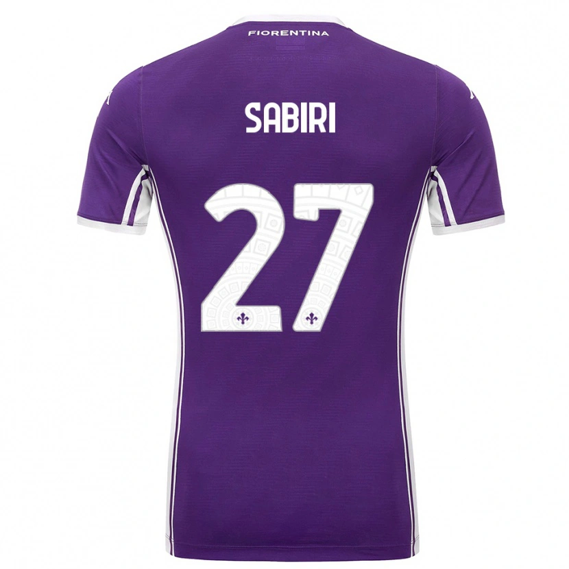 Danxen Herren Abdelhamid Sabiri #27 Lila Weiß Heimtrikot Trikot 2025/26 T-Shirt Schweiz