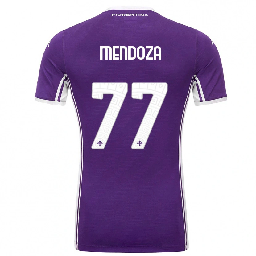 Danxen Herren William Mendoza #77 Lila Weiß Heimtrikot Trikot 2025/26 T-Shirt Schweiz