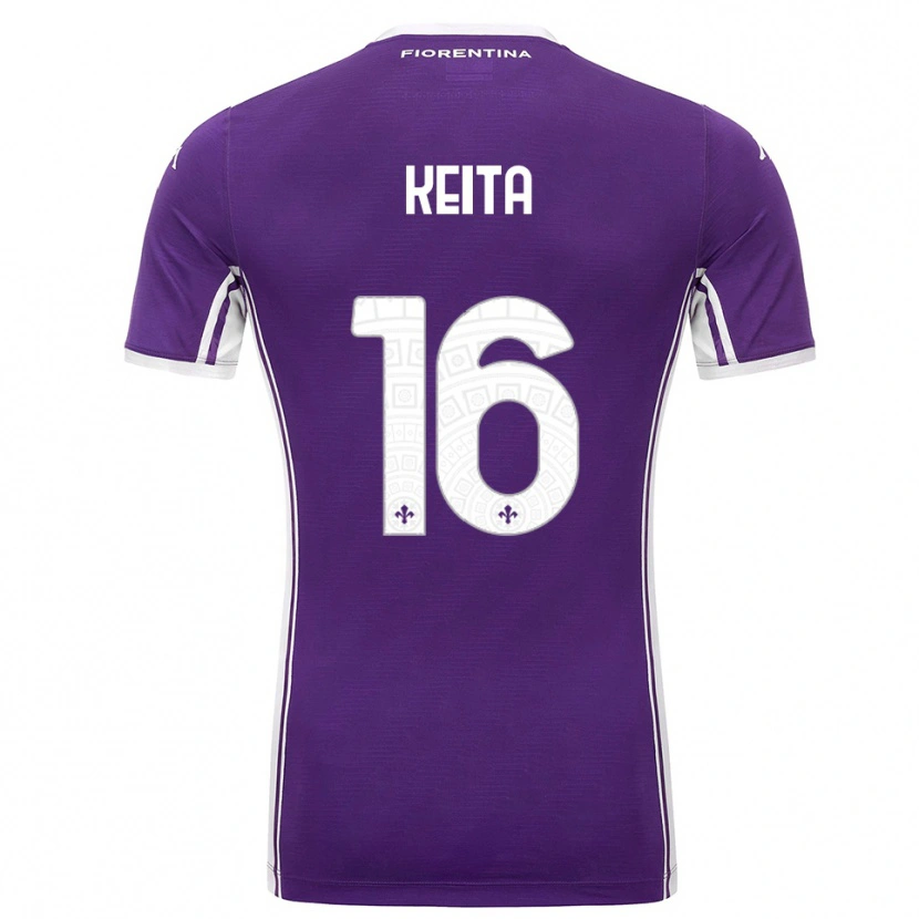 Danxen Herren Bala Keita #16 Lila Weiß Heimtrikot Trikot 2025/26 T-Shirt Schweiz