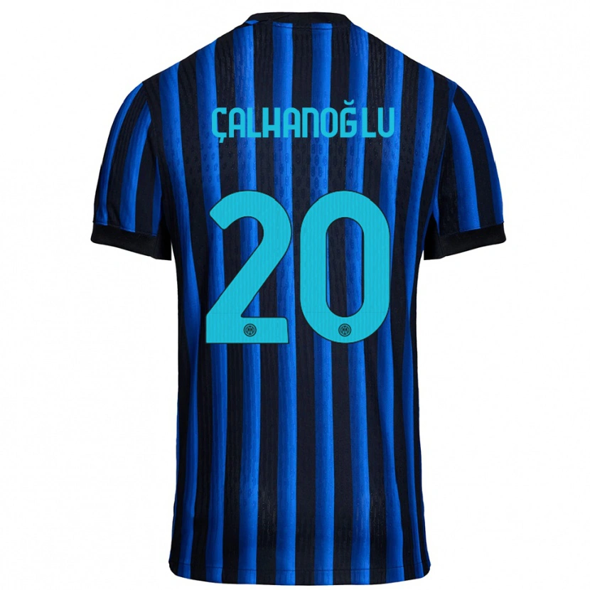 Danxen Herren Hakan Çalhanoğlu #20 Schwarz Blau Heimtrikot Trikot 2025/26 T-Shirt Schweiz