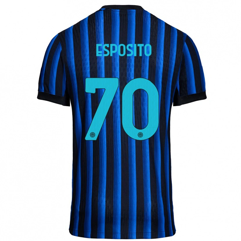 Danxen Herren Sebastiano Esposito #70 Schwarz Blau Heimtrikot Trikot 2025/26 T-Shirt Schweiz
