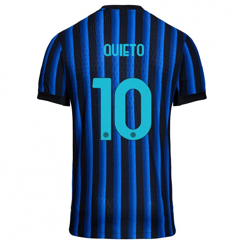Danxen Herren Daniele Quieto #10 Schwarz Blau Heimtrikot Trikot 2025/26 T-Shirt Schweiz