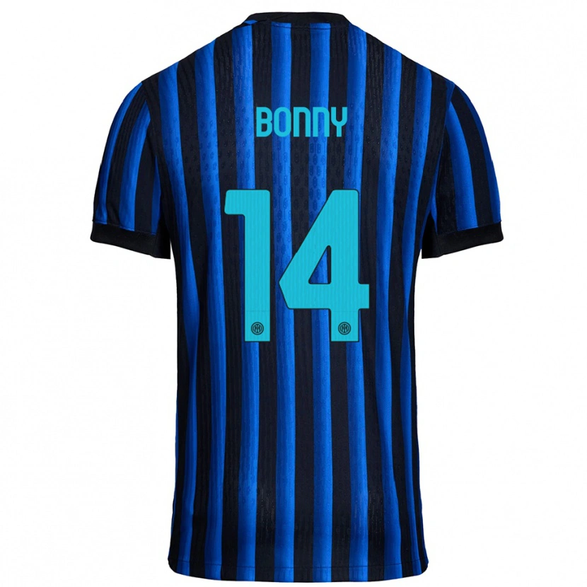 Danxen Herren Ange-Yoan Bonny #14 Schwarz Blau Heimtrikot Trikot 2025/26 T-Shirt Schweiz