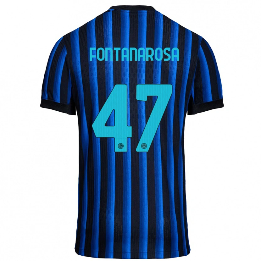 Danxen Herren Alessandro Fontanarosa #47 Schwarz Blau Heimtrikot Trikot 2025/26 T-Shirt Schweiz