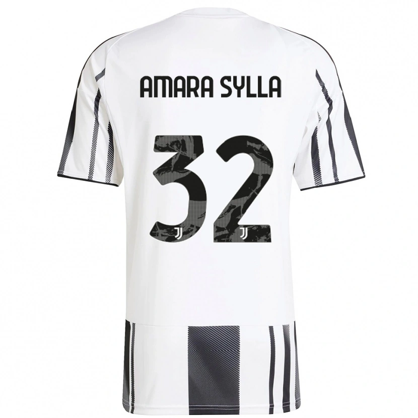 Danxen Herren Idris Amara Sylla #32 Weiß Schwarz Heimtrikot Trikot 2025/26 T-Shirt Schweiz