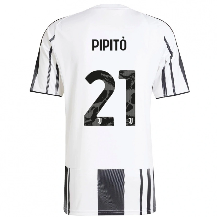 Danxen Herren Giuseppe Pipitò #21 Weiß Schwarz Heimtrikot Trikot 2025/26 T-Shirt Schweiz