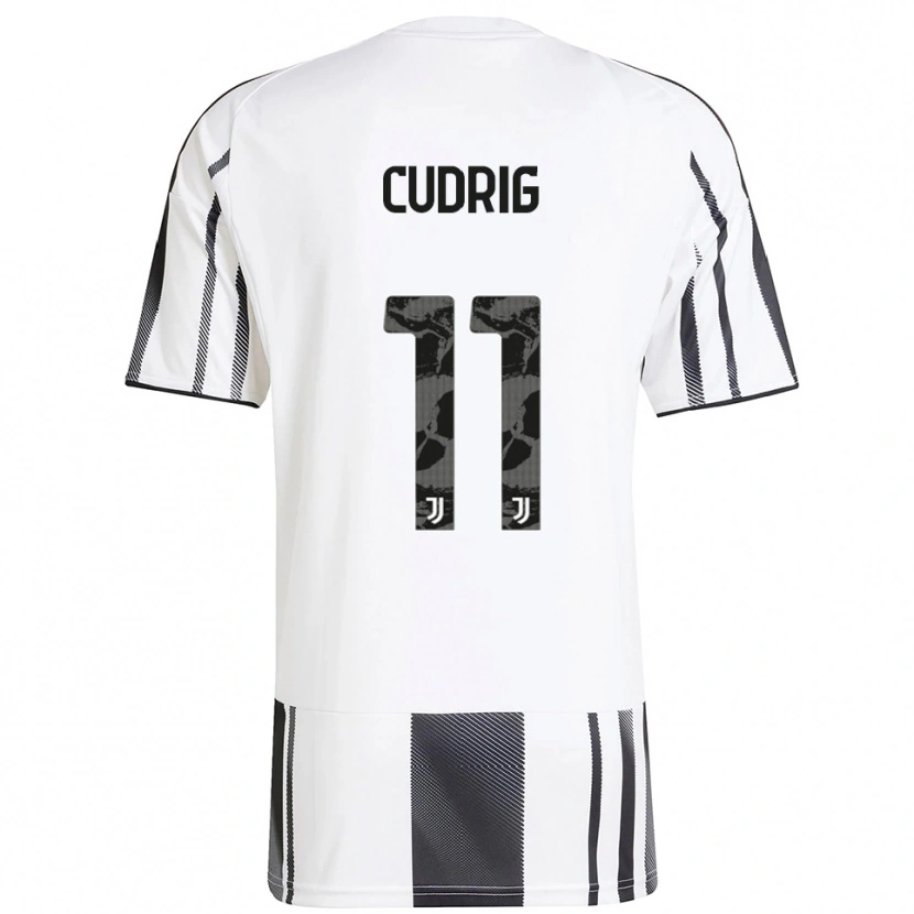 Danxen Herren Nicolò Cudrig #11 Weiß Schwarz Heimtrikot Trikot 2025/26 T-Shirt Schweiz