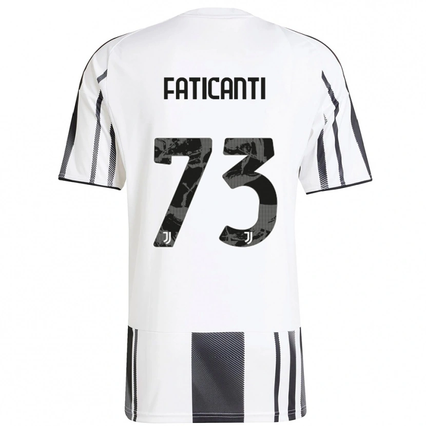 Danxen Herren Giacomo Faticanti #73 Weiß Schwarz Heimtrikot Trikot 2025/26 T-Shirt Schweiz