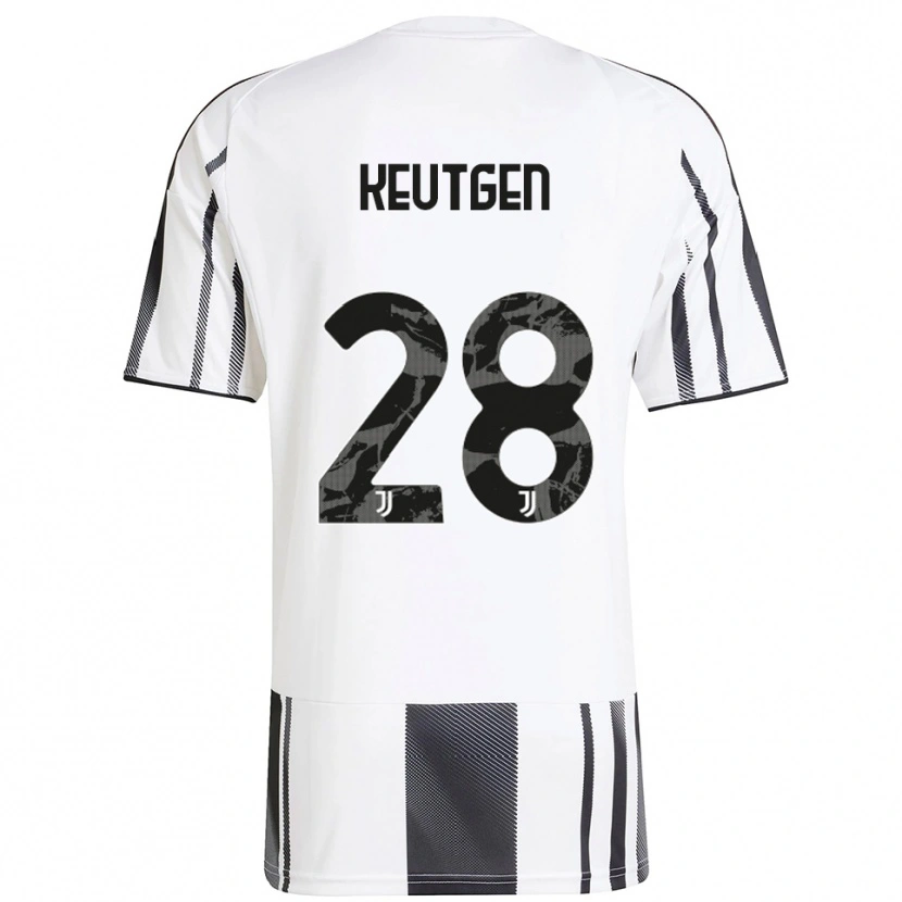 Danxen Herren Enzo Keutgen #28 Weiß Schwarz Heimtrikot Trikot 2025/26 T-Shirt Schweiz