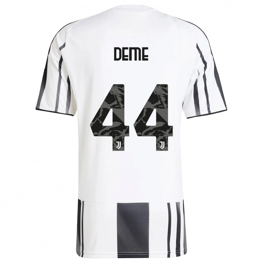 Danxen Herren Serigne Deme #44 Weiß Schwarz Heimtrikot Trikot 2025/26 T-Shirt Schweiz