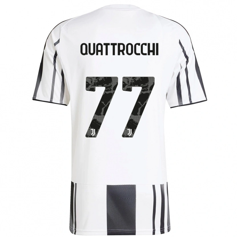 Danxen Herren Juan Ignacio Quattrocchi #77 Weiß Schwarz Heimtrikot Trikot 2025/26 T-Shirt Schweiz